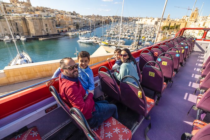 2-Day Hop-On Hop-Off Bus + Harbour Cruise Pass - Starting at Captain Morgan in Sliema