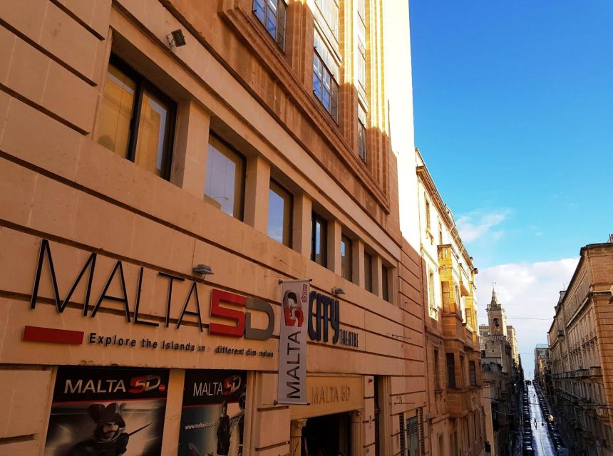 20-Minute Audio-Visual Show + Optional Valletta Audio Guide - Malta’s story in three fast chapters