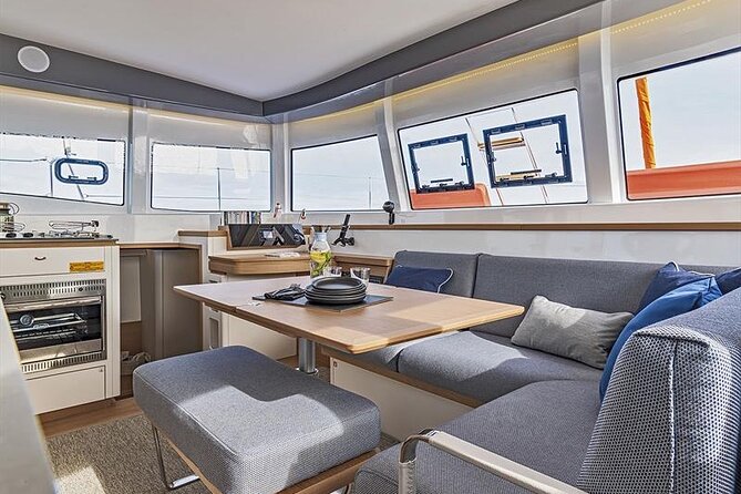 8-Hour Catamaran Charter from Valletta, Malta - Sailing out from Marina di Valletta at 10am