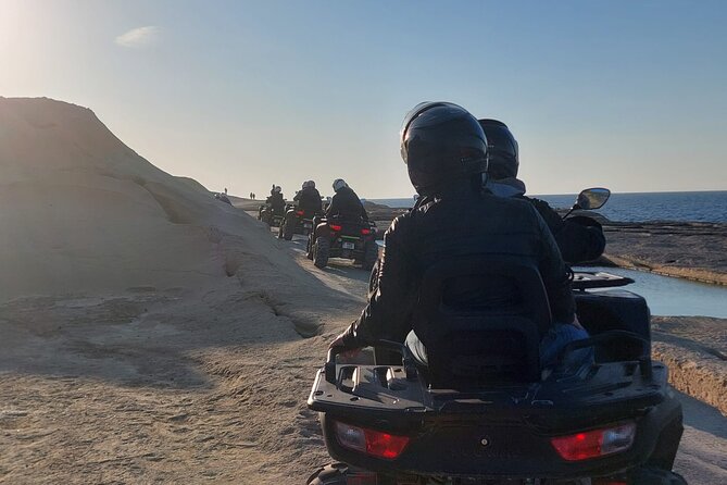 All Inclusive Blue Lagoon & Sunset Quad Tour in Gozo - Riding a quad through Gozo