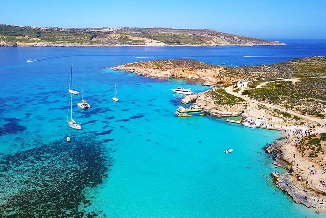 Blue Lagoon, Beaches and Bays Catamaran Sailing Tour - Ghajn Tuffieha, Mellieha, Ramla, and Popeye Village