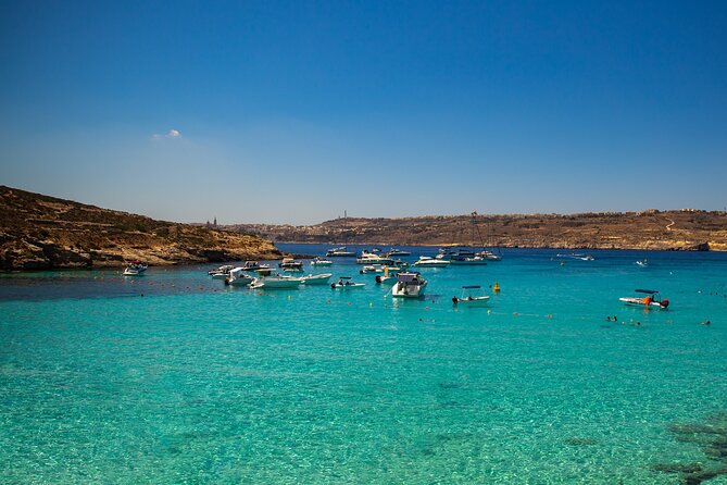 Blue Lagoon, Comino & Sea Caves - The cruise north along Malta’s coast