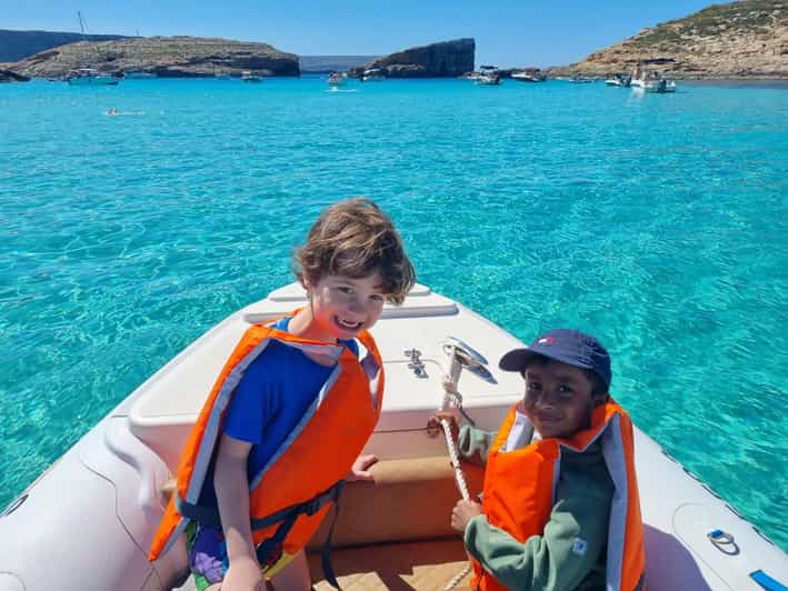 Blue Lagoon, Crystal Lagoon & Comino Caves Private Boat Tour - Crystal Lagoon offers the first proper swim