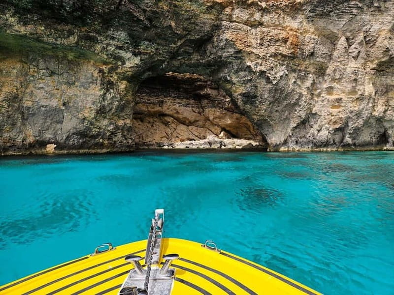 Blue Lagoon:Malta Crystal Lagoon, Comino,Private Speedboat - Starting near Cirkewwa Cafe