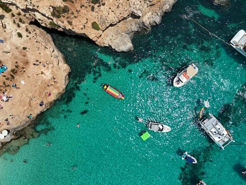 Blue Lagoon:Malta Crystal Lagoon, Comino,Private Speedboat - What the $203 group price really means