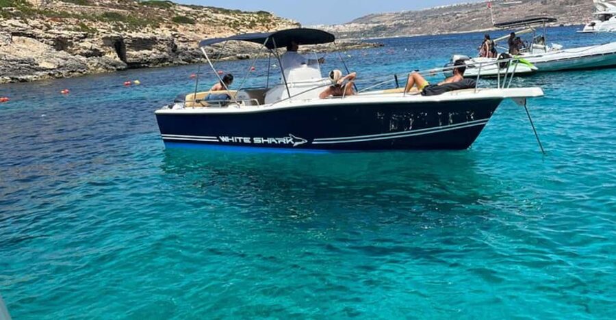 Cirkewwa/Mgarr: Blue and Crystal Lagoon Private Boat Charter - What $175 really buys you