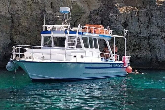Comino Blue Lagoon and Gozo Private Boat Charter: Lucky Lady Boat - Blue Lagoon: Malta’s famous first swim