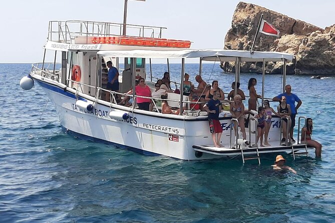 Comino Blue Lagoon and Gozo-Sea Star Boat Private Tour - Crystal Lagoon brings caves and calmer water