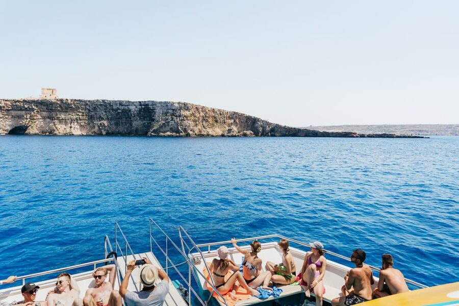 Comino: Blue Lagoon, Crystal Lagoon, and Seacaves Tour - Santa Maria Caves and the optional speedboat