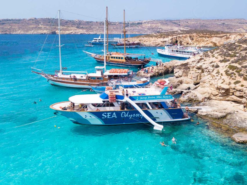 Comino: Blue Lagoon, Crystal Lagoon, and Seacaves Tour - Leaving Bugibba and following Malta’s northern coast