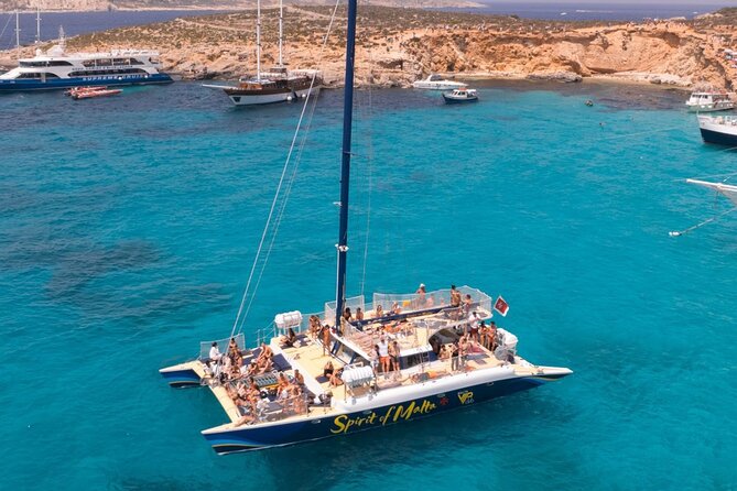 Comino Blue Lagoon Prime Catamaran Tour with All Inclusive - Comino Bays and the Blue Lagoon