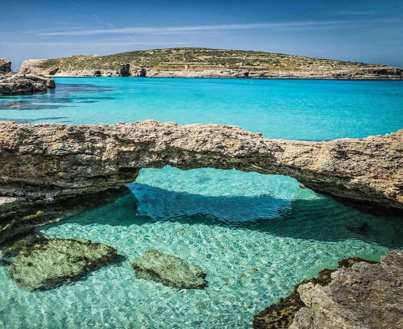 Comino & Gozo: Blue & Crystal Lagoons Cruise with Sea Caves - Crystal Lagoon, the quieter first swim