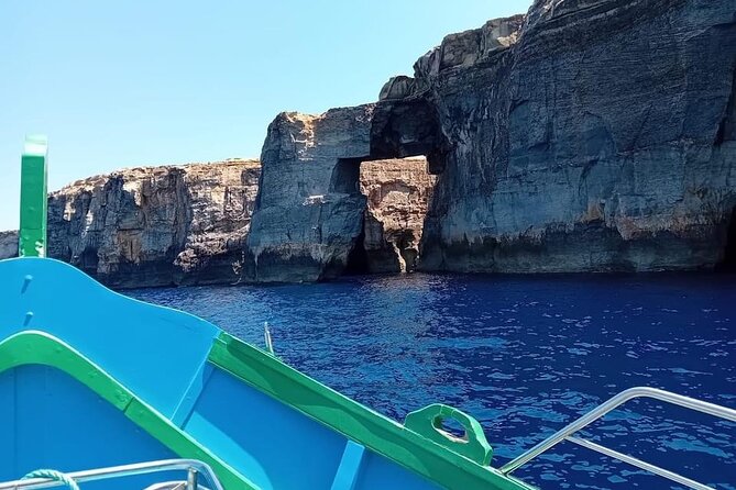 Comino Private Boat with Snorkeling and Cave Sightseeing - Santa Maria Caves lead to a cave pool