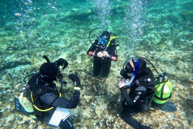 Diving experience in Malta - Getting fitted with the scuba equipment