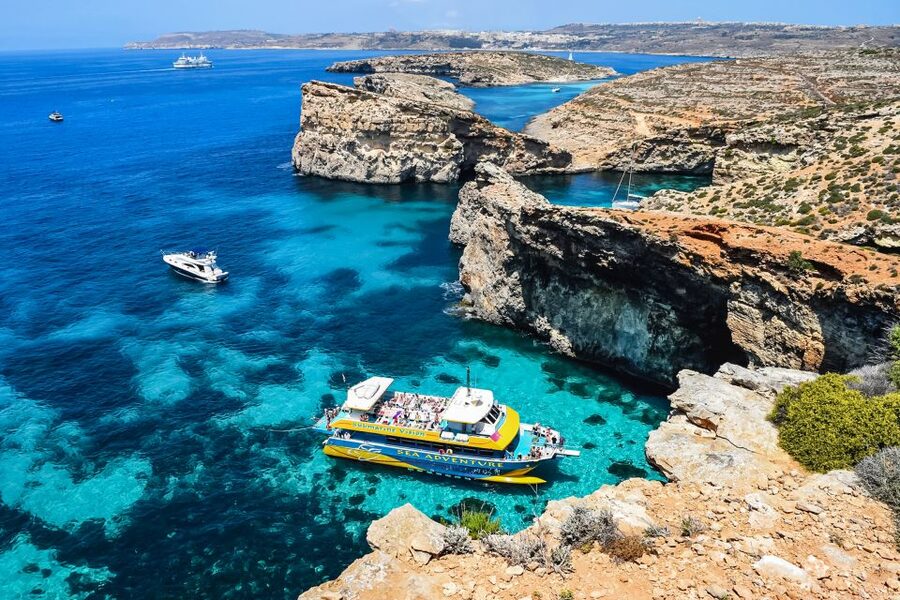 From Bugibba: Blue Lagoon Afternoon Swim with Sunset Cruise - What the $34 price really covers