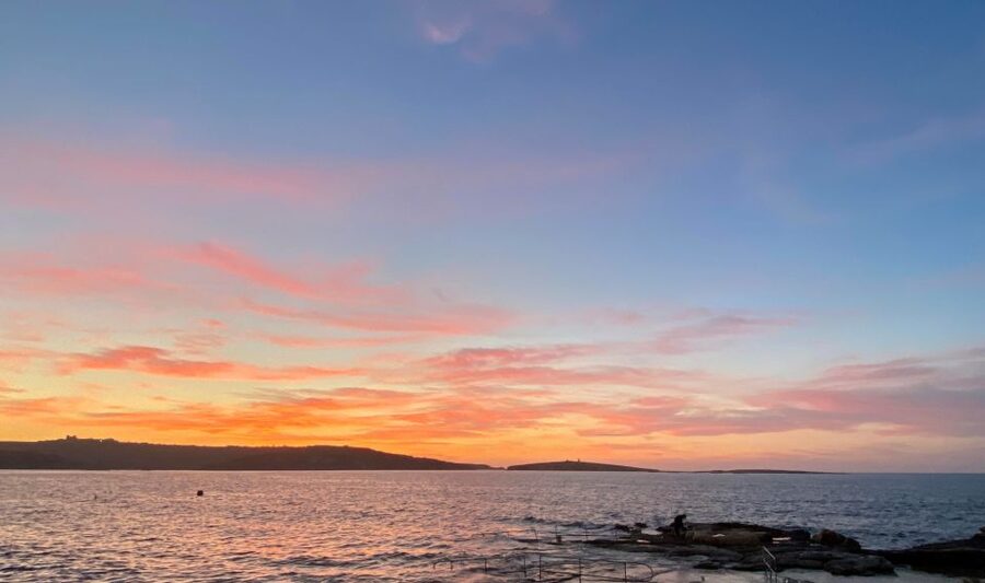 From Bugibba: Blue Lagoon Sunset Cruise - A simple evening, with a firm clock