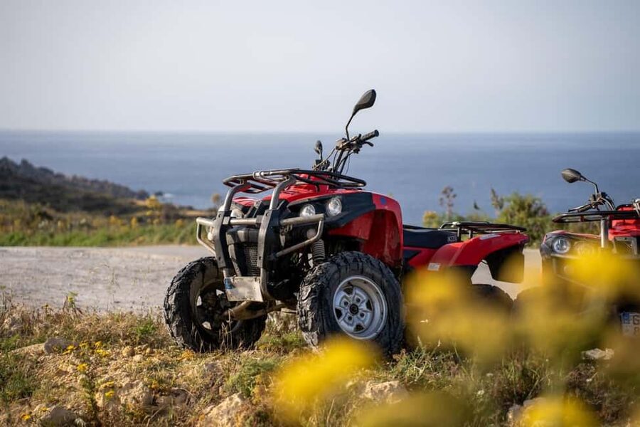 From Malta: Full-Day Gozo Quad Tour with Lunch and Boat Ride - Ramla Bay and the route through the valleys