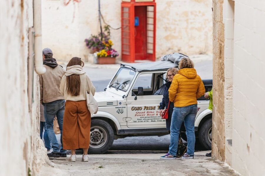 From Malta: Full-Day Gozo UTV Tour with Lunch and Boat Ride - Sanap Cliffs and Xlendi Bay