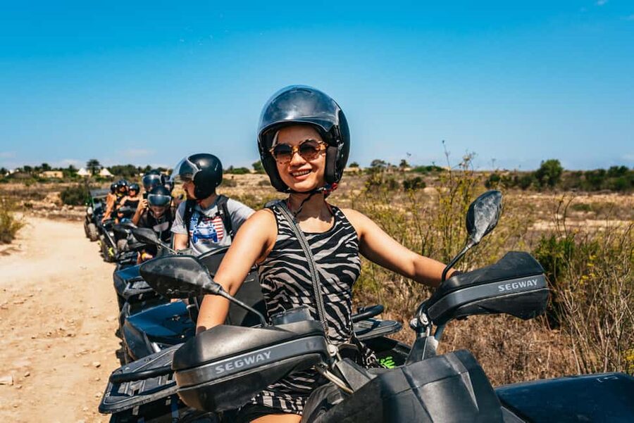 From Malta: Gozo & Comino Quad Bike & Boat Tour with Lunch - Wied il-Mielaħ Window and Wied il-Għasri