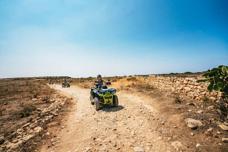 From Malta: Gozo & Comino Quad Bike & Boat Tour with Lunch - Lunch in Sannat and a Taste of Gozo