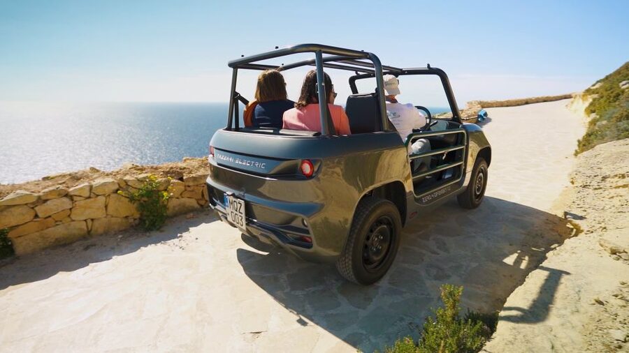From Malta: Self-Driving E-Jeep Guided Tour in Gozo - Comino, the Blue Lagoon, and Crystal Lagoon