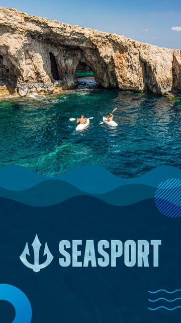 From Mellieħa: Coral Lagoon Kayak Rental - Paddling toward the lagoon