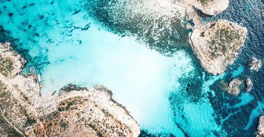 From Mellieha: Three Bay Cruise including the Blue Lagoon - A six-hour cruise built around swimming