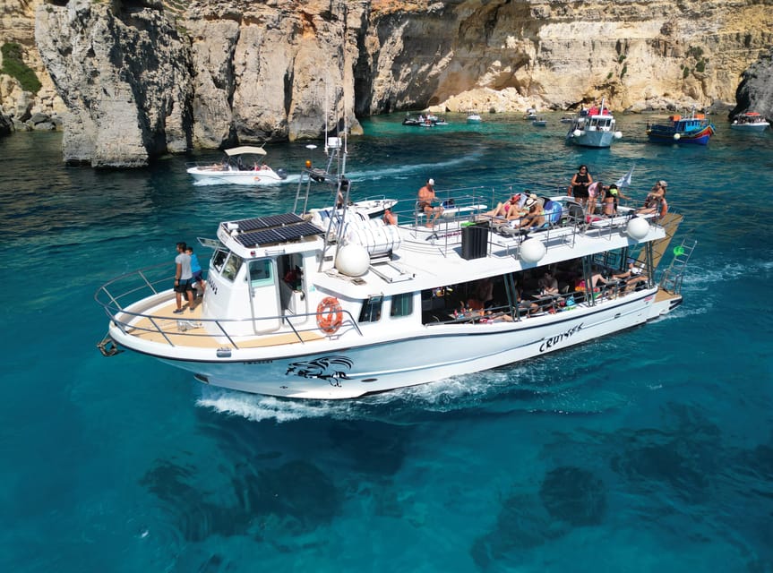 From Mellieha: Three Bay Cruise including the Blue Lagoon - Small details that make the day easier