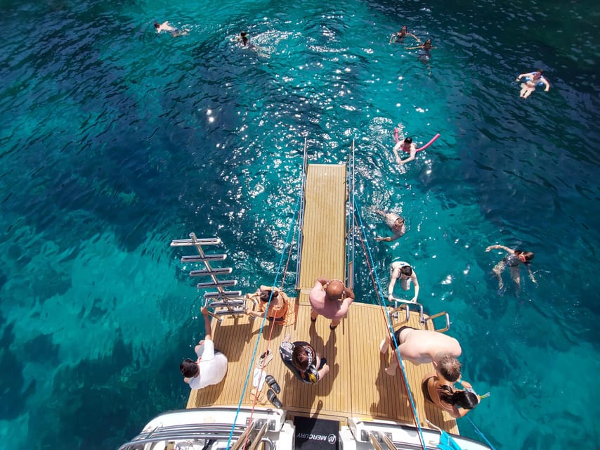From Mellieha: Three Bay Cruise including the Blue Lagoon - Crystal Lagoon: the best stop for water lovers