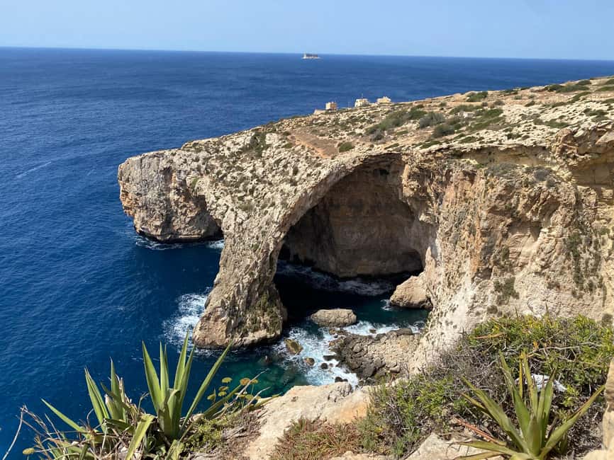 From Sliema: Blue Grotto Trip - Including Boat Cave Tour - The walk toward Xutu Tower adds a little effort