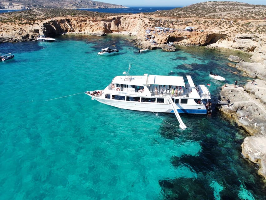 From Sliema: Gozo, Comino and Blue Lagoon Cruise - Victoria and the Citadel