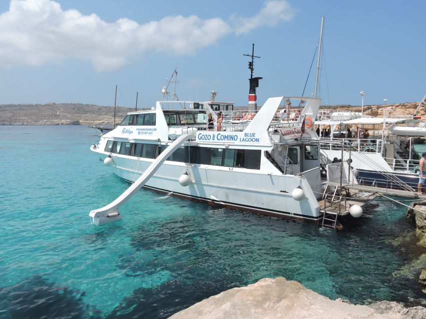 From Sliema: Gozo, Comino and Blue Lagoon Cruise - Boarding at Sliema and the northbound cruise