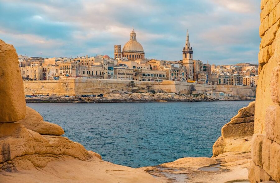 From Sliema: Valletta and the Three Cities Scenic Cruise - Valletta from the water