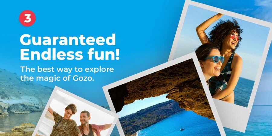 From Valetta: Catamaran Tour with Hop-On, Hop-Off Gozo Tour - Stops, sightseeing time, and Dwejra Bay