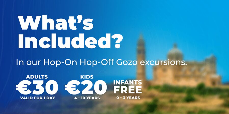 From Valetta: Catamaran Tour with Hop-On, Hop-Off Gozo Tour - Arriving at Mgarr and finding the bus