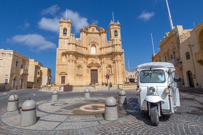 Gozo All Inclusive Chauffeured Tuk Tuk Day Tour - Blue Lagoon - Ta’ Pinu, Gozo’s quiet spiritual stop