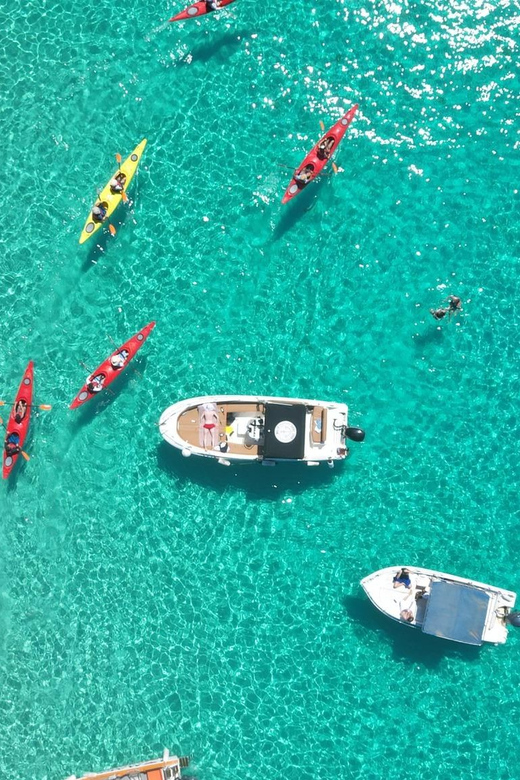 Gozo: Comino and Blue Lagoon Guided Kayaking Adventure - Crossing from Gozo toward Comino