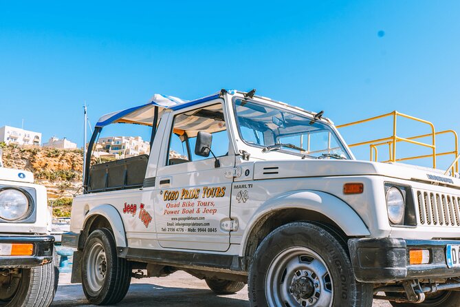 Gozo Full-Day Jeep Tour with Private Boat to Gozo & return - Ramla Bay and the swimming stop