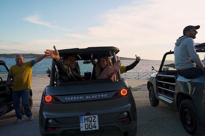 Gozo Self Drive E Jeep Tour - All Inclusive - Sanap Cliffs and the view toward Malta