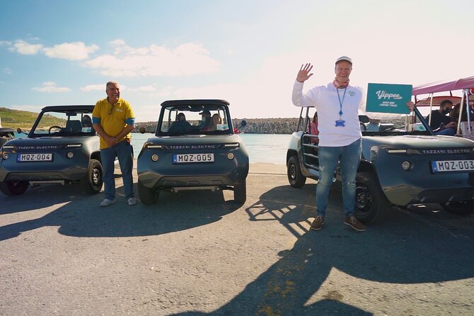 Gozo Self Drive E Jeep Tour - All Inclusive - Xwejni Salt Pans and Marsalforn
