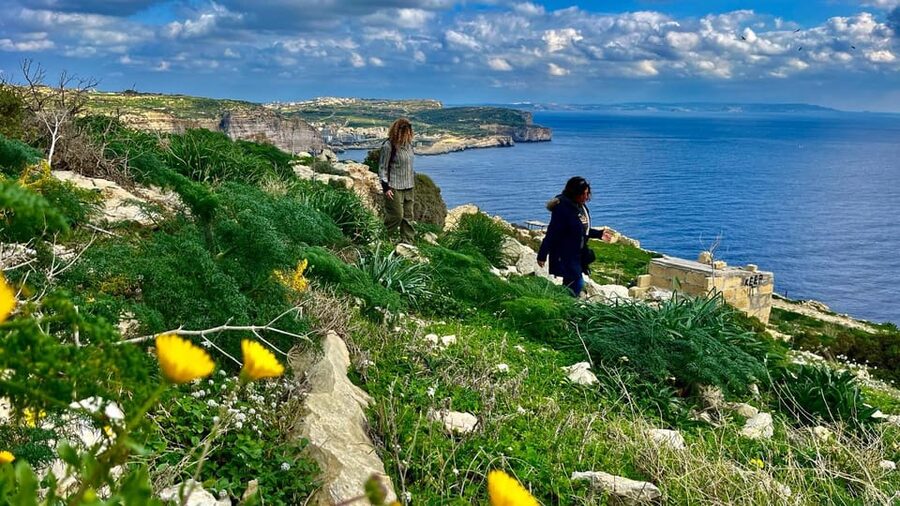 Gozo Unveiled: Guided Hiking in Gozo - The West - The cave and Fungus Rock
