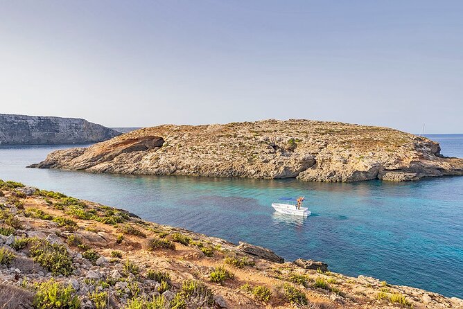 Half Day Blue Lagoon, Comino and Gozo Private Guided Boat Cruise - Crystal Lagoon: thirty minutes for swimming and caves