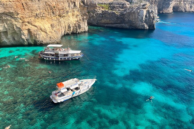 Half day Cruise - Comino, Gozo, Blue & Crystal Lagoon, and Caves - Caves, Santa Maria Bay, and Elephant’s Head