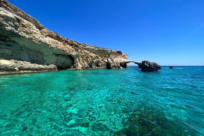 Half Day Malta Tour to Gozo Comino and Blue Lagoon Caves - Crystal Lagoon: the clearest water on the route