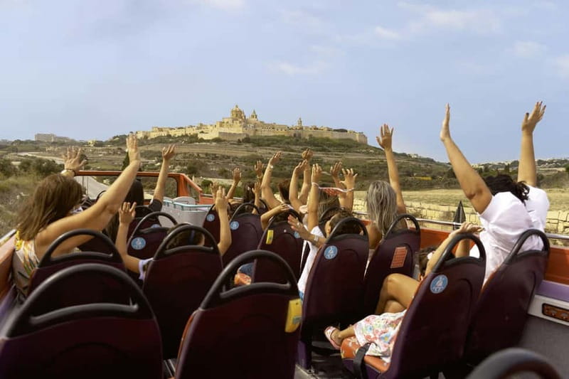 Malta: 2-Day Hop-On Hop-Off Bus & Harbour Cruise (CMO) - North Route: a practical way to reach Mdina