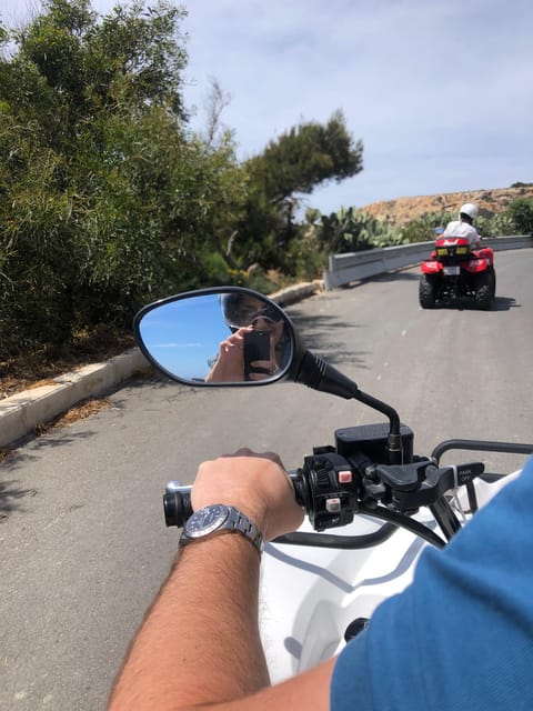 Malta: 4 hour Quad Bike Island Tour - Mistra Bay adds a 45-minute swim break