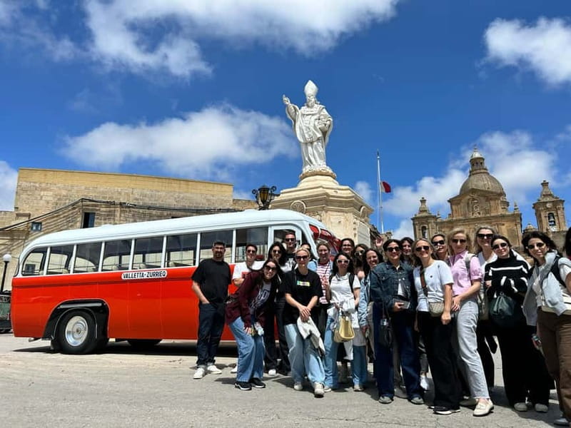 Malta: 5 hr Vintage Bus Tour - Mdina & Blue Grotto inc. food - Why this vintage bus route works