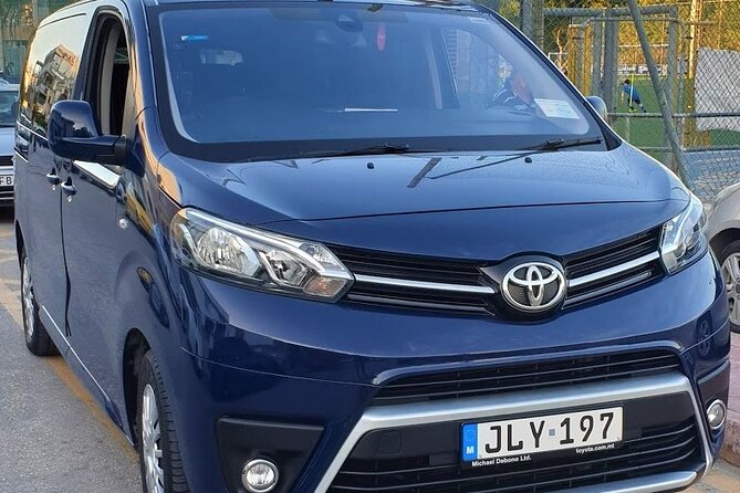 Malta Airport Cab Transfer to Bugibba /St Paul's Bay / Qawra Area - The private sedan and what it can carry