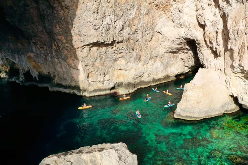Malta: Blue Grotto SUP and Snorkeling Tour - A different view of Blue Grotto Bay 2