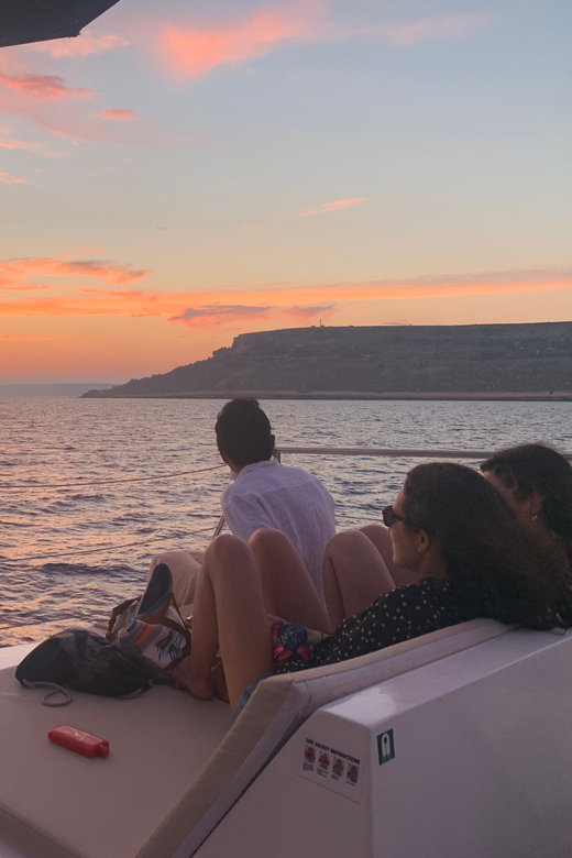 Malta: Blue Lagoon Evening Catamaran Cruise - Setting out from Bugibba on the Sea Breeze